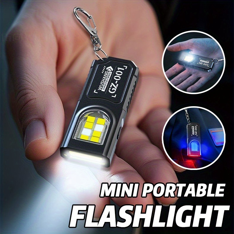 Keychain Flashlight - Potente Mini Linterna LED COB para