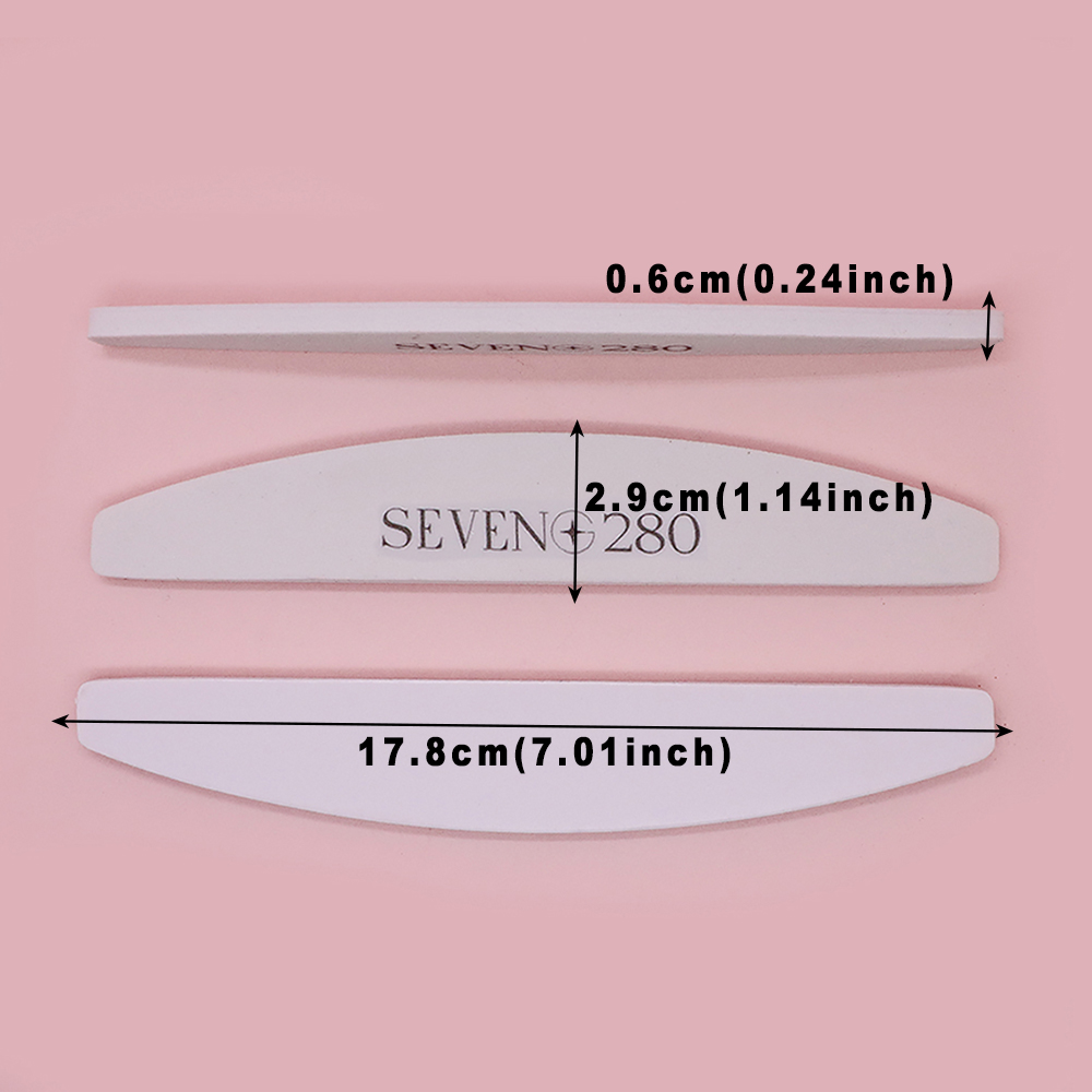 12 limas de uñas curvas de rep - Nail File Titanium reseña y precio