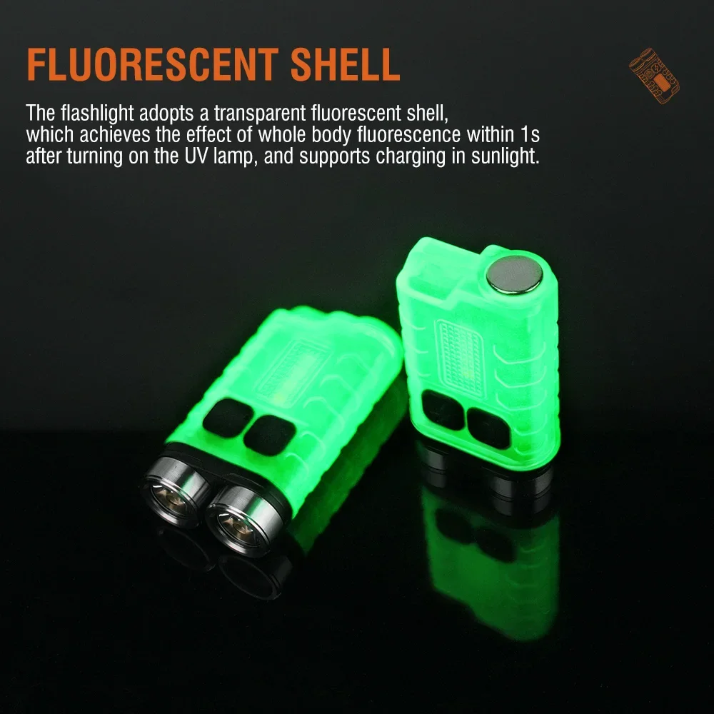 Linterna LED BORUiT V3, Portát - Keychain Flashlight reseña y precio