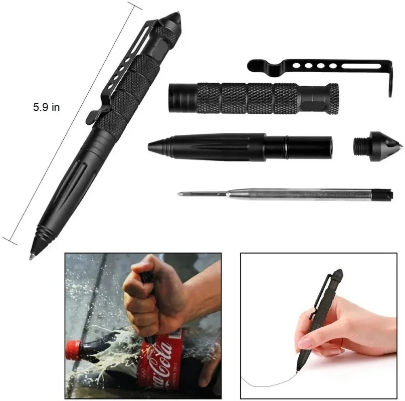 Bolígrafo táctico militar mult - Pen Tactical Glass reseña y precio