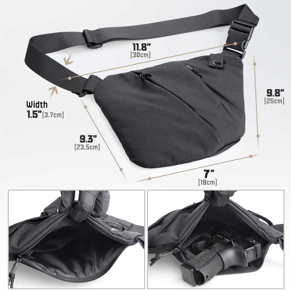 Bolsa de transporte táctica pa - Edc Carry Handgun reseña y precio