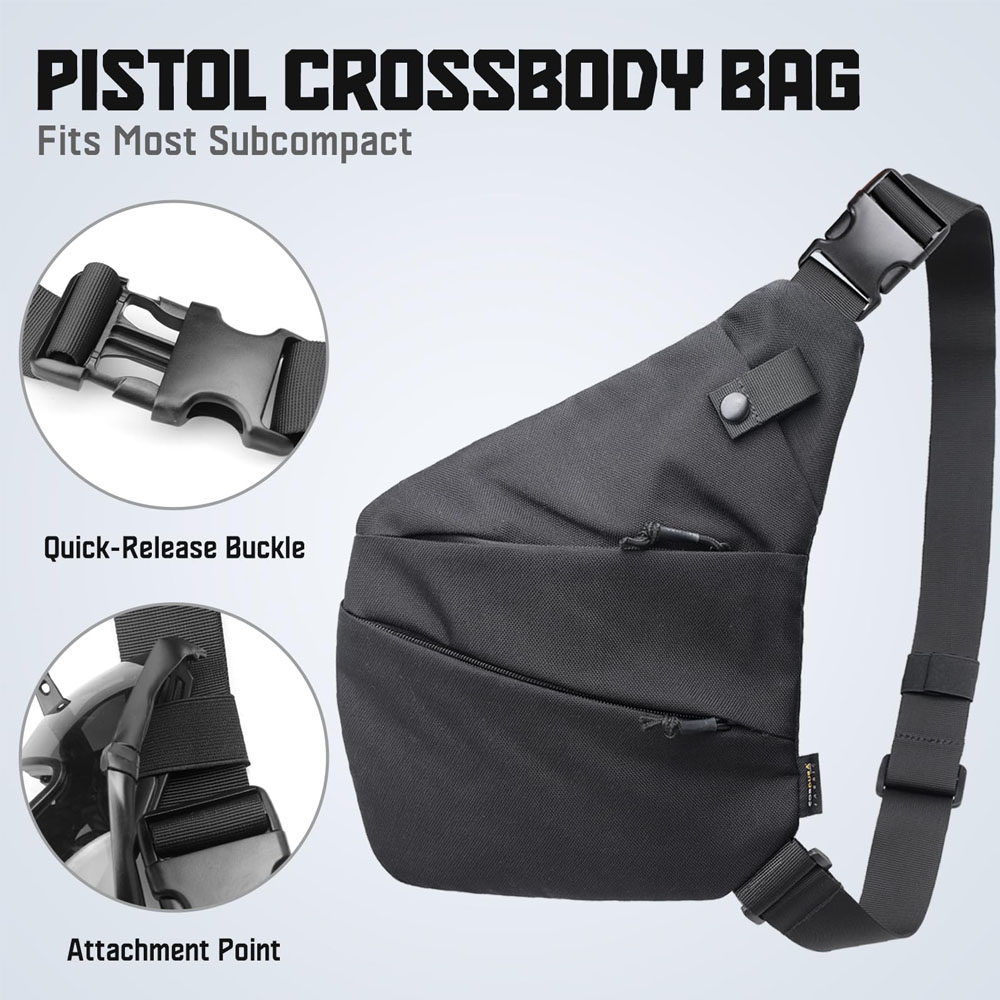 Bolsa de transporte táctica pa - Edc Carry Handgun reseña y precio