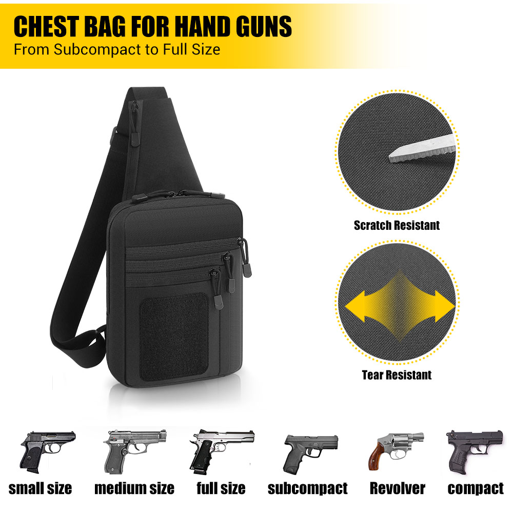 Bolsa táctica para pistola, fu - Edc Carry Handgun reseña y precio