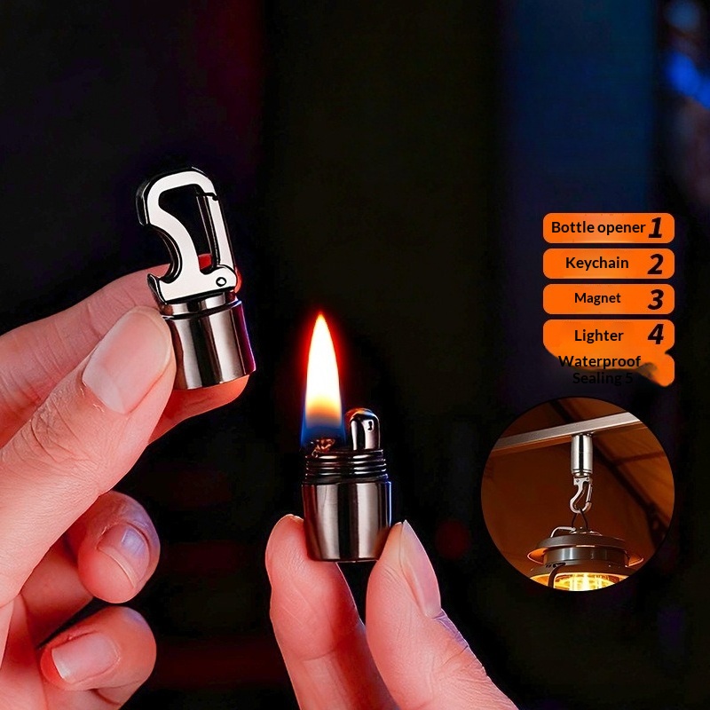 Mini llavero, encendedor de qu - Ferro Rod Striker reseña y precio