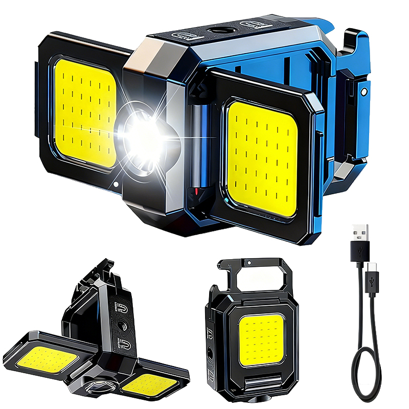 Mini linterna llavero luz COB  - Keychain Flashlight reseña y precio