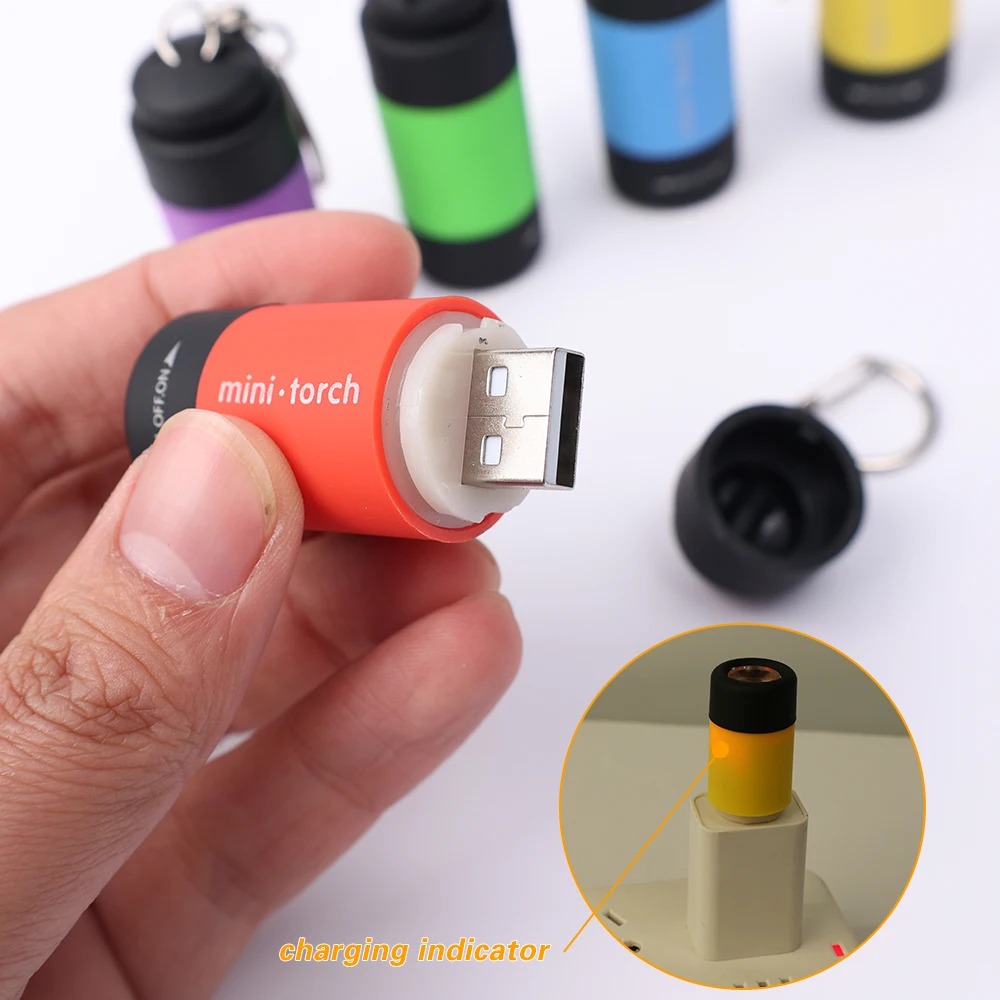 Mini linterna recargable por U - Keychain Flashlight reseña y precio