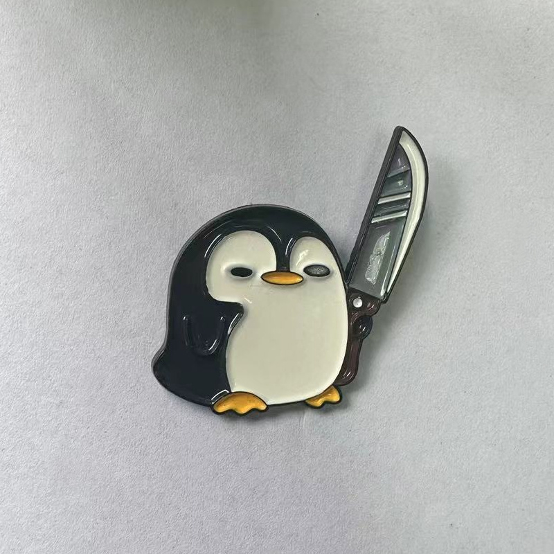 Divertido pingüino sosteniendo - Edc Everyday Carry Knives reseña y precio