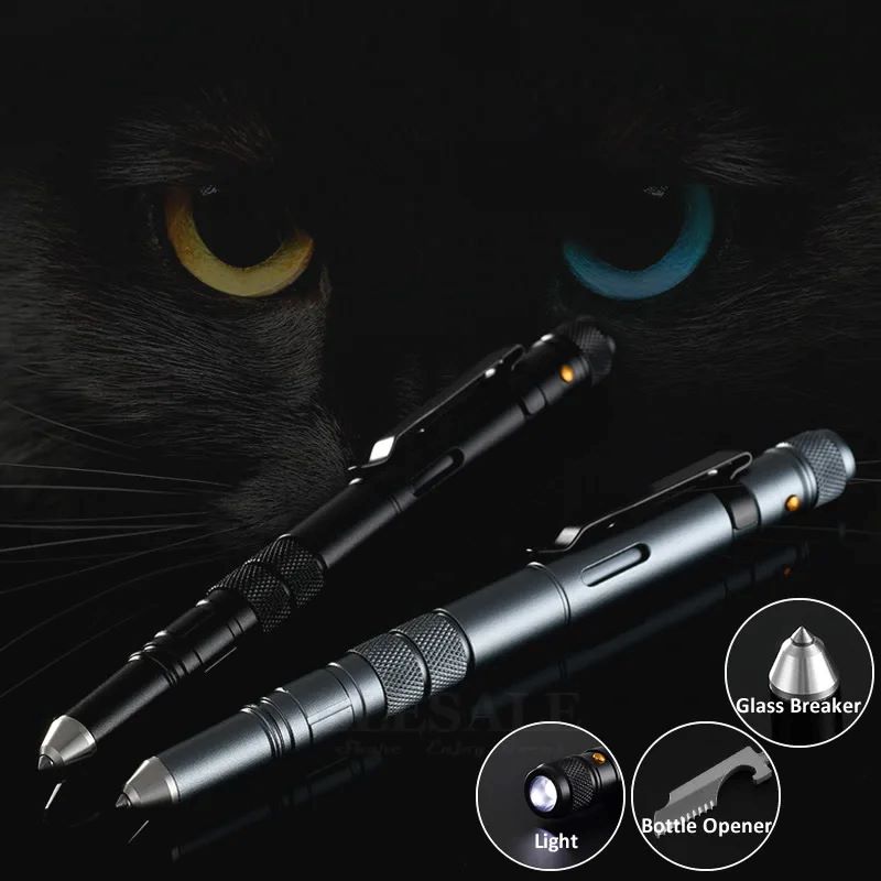 Bolígrafo táctico multifuncion - Pen Tactical Glass reseña y precio