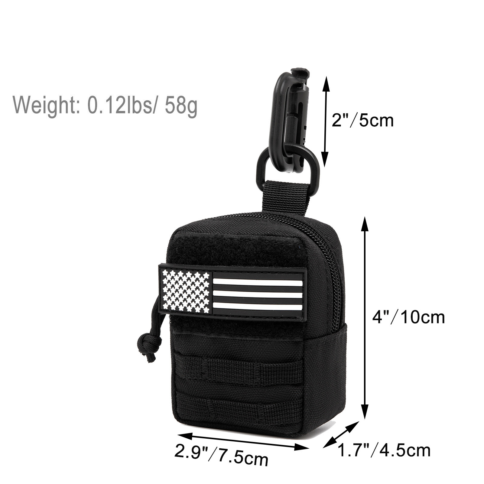 Nueva Bolsa Táctica Mini MOLLE - Edc Everyday Carry Bag reseña y precio