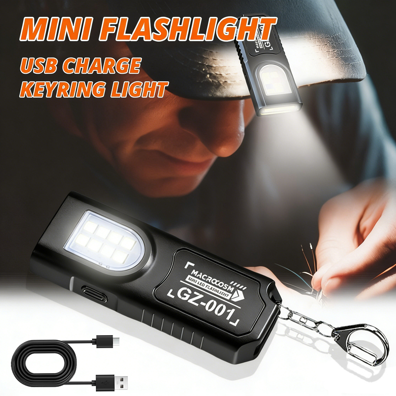 Linterna LED para llavero, rec - Keychain Flashlight reseña y precio
