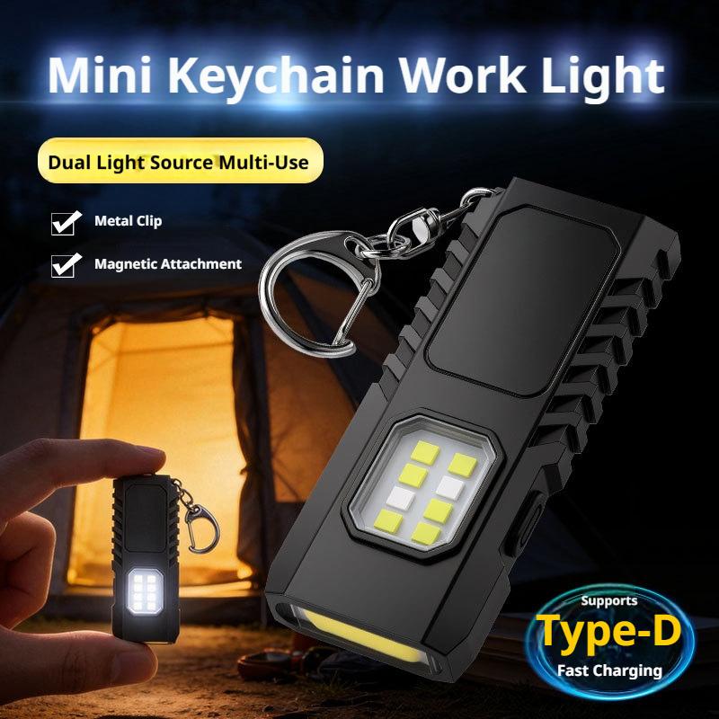 Mini linterna de llavero EDC r - Keychain Flashlight reseña y precio
