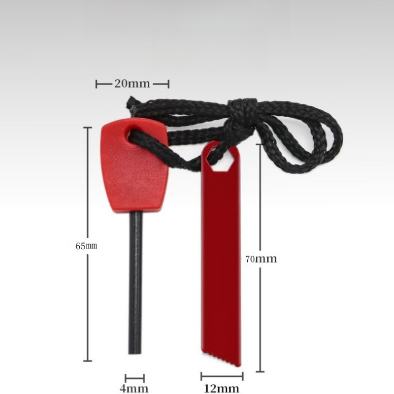 Encendedor de fuego portátil p - Ferro Rod Striker reseña y precio